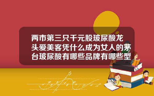 两市第三只千元股玻尿酸龙头爱美客凭什么成为女人的茅台玻尿酸有哪些品牌有哪些型号