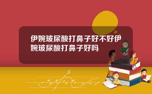 伊婉玻尿酸打鼻子好不好伊婉玻尿酸打鼻子好吗