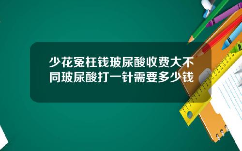 少花冤枉钱玻尿酸收费大不同玻尿酸打一针需要多少钱