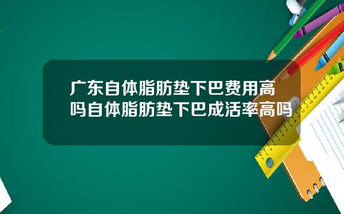 广东自体脂肪垫下巴费用高吗自体脂肪垫下巴成活率高吗