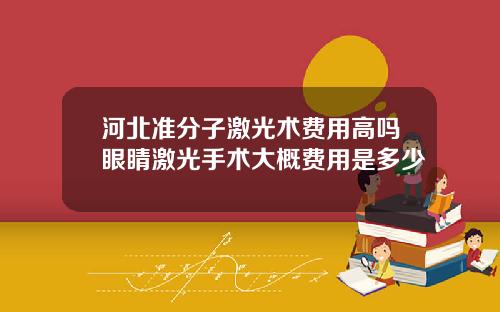 河北准分子激光术费用高吗眼睛激光手术大概费用是多少