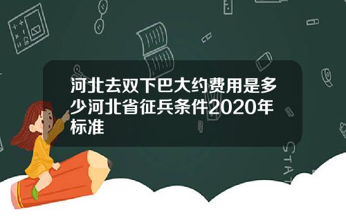 河北去双下巴大约费用是多少河北省征兵条件2020年标准