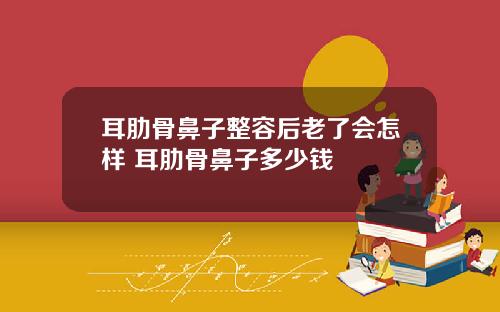 耳肋骨鼻子整容后老了会怎样 耳肋骨鼻子多少钱